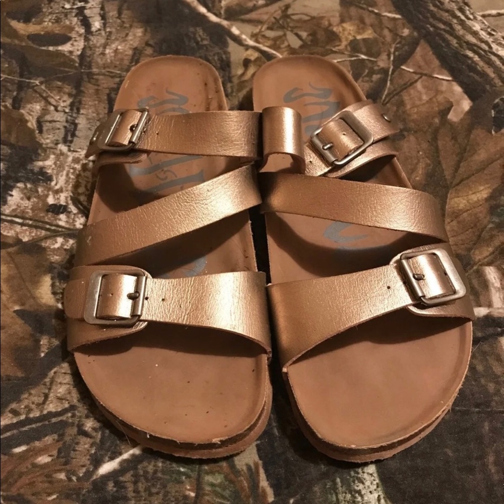 Mad Love Rose Gold Sandals